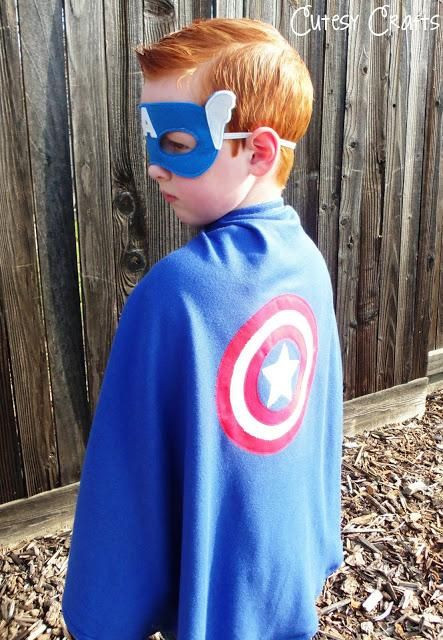 Captain America Mask DIY
 DIY Tutorial DIY Captain America Costume DIY Appliqued