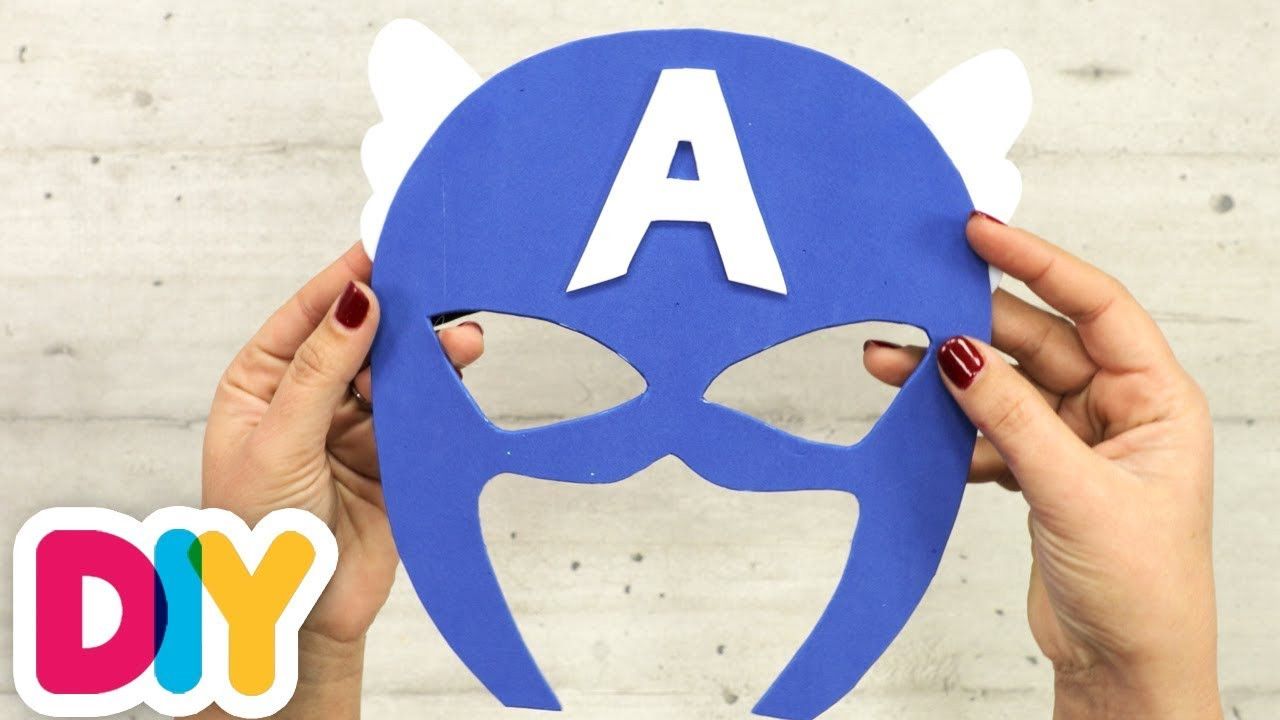 Captain America Mask DIY
 How to make a CAPTAIN AMERICA MASK Paper Craft