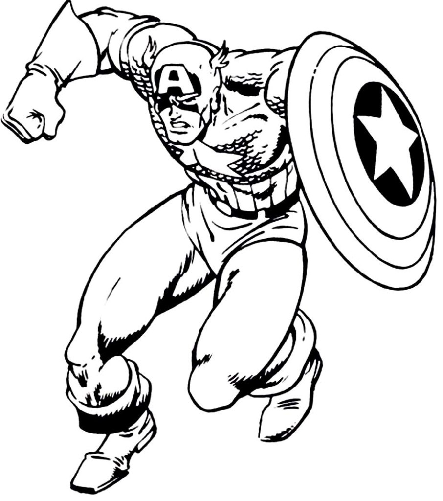 Captain America Printable Coloring Pages
 captain america coloring pages for kids – Free Printables