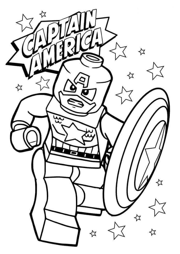 Captain America Printable Coloring Pages
 30 Printable Captain America Coloring Pages