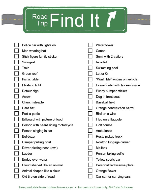 Car Activities For Adults
 Printable Car Games for Kids A Must for Your Next Road
