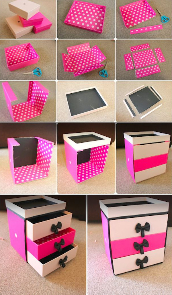Cardboard Organizer DIY
 DIY drawer cardboard – HomeMydesign