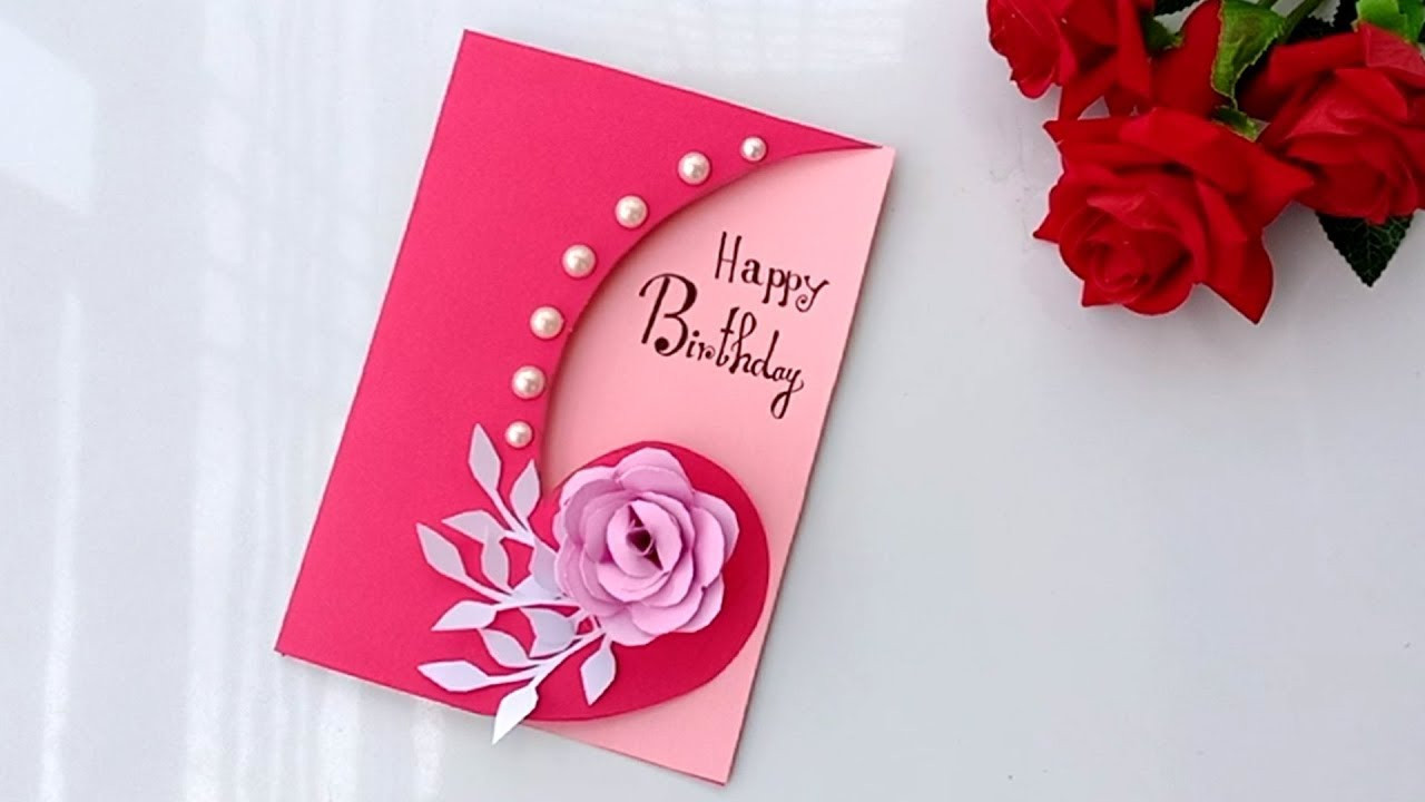 Cards For Birthday
 Beautiful Handmade Birthday card Birthday card idea
