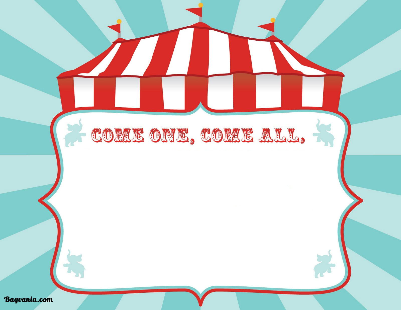 Carnival Themed Birthday Invitations
 Free Printable Circus Birthday Invitations Template – Bagvania