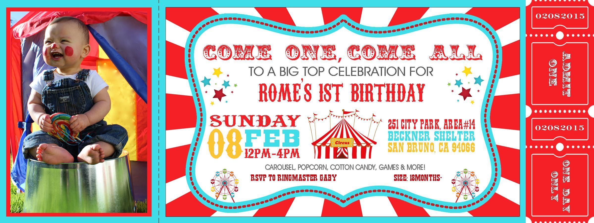 Carnival Themed Birthday Invitations
 Carnival Theme Party Invitations Invitation Card Design