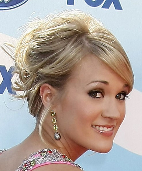 Carrie Underwood Updo Hairstyle
 Carrie Underwood Updo Hairstyles 2012 PoPular Haircuts