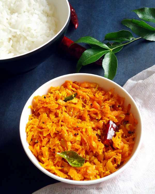 Carrot Recipes Indian
 Carrot Poriyal