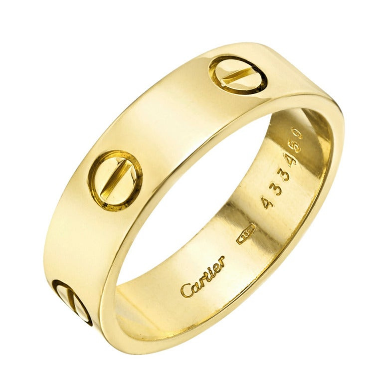 Cartier Wedding Bands Mens
 Cartier Men s Gold "Love" Wedding Band at 1stdibs