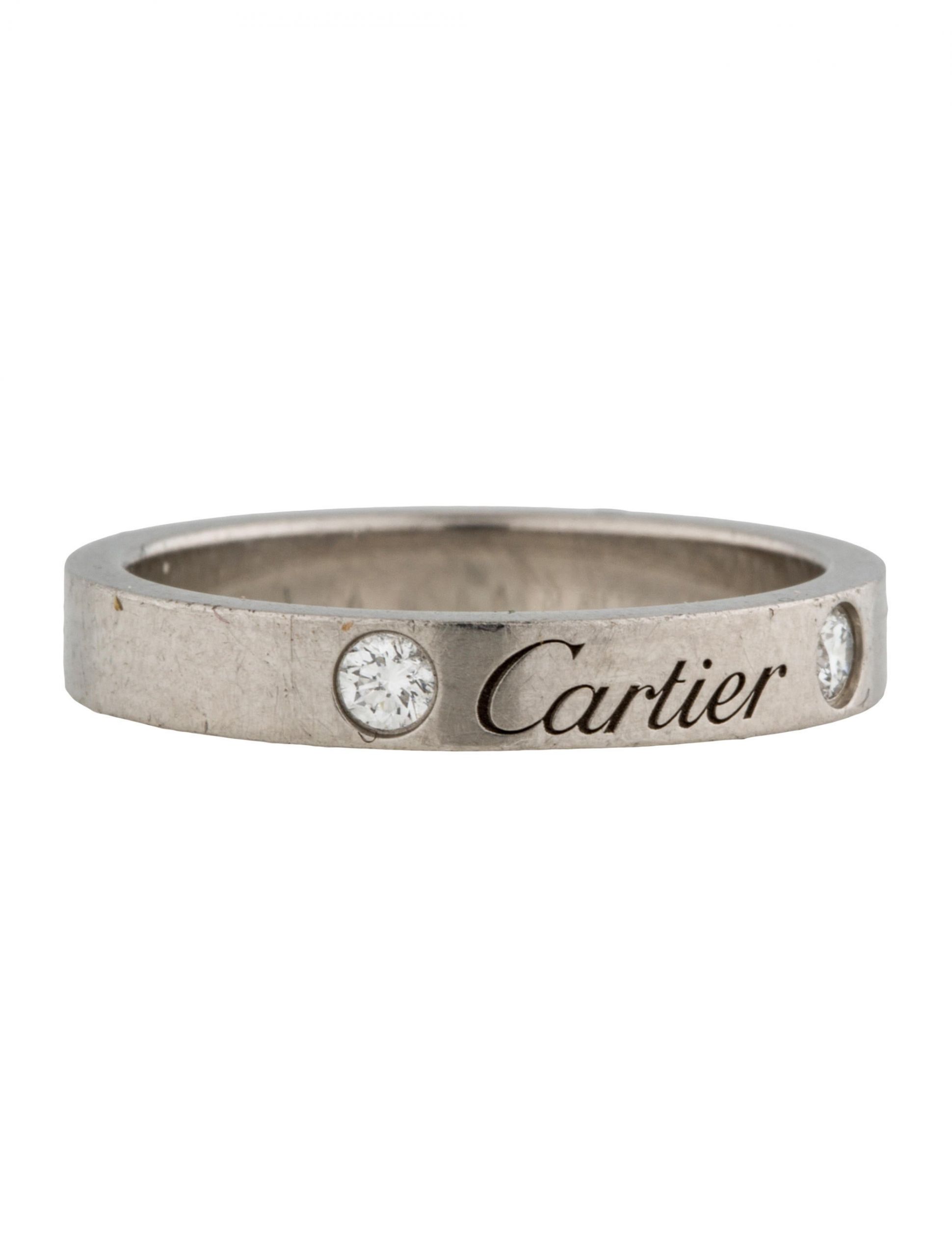 Cartier Wedding Bands Mens
 Cartier Platinum Wedding Band Rings CRT