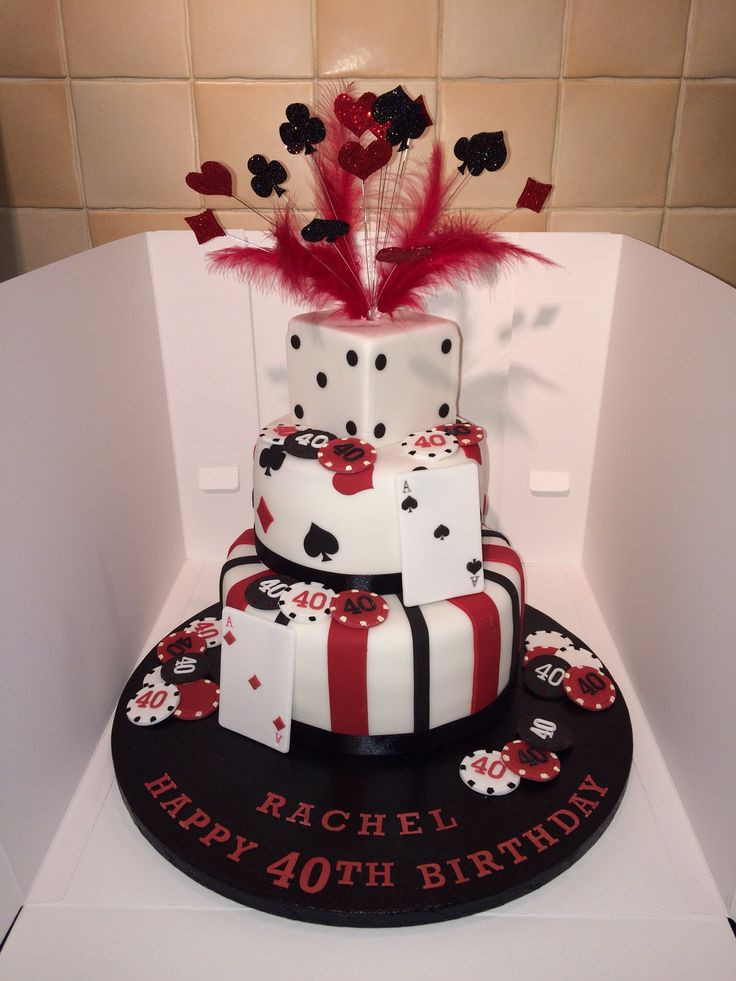 Casino Birthday Cakes
 79 best Casino Cakes images on Pinterest