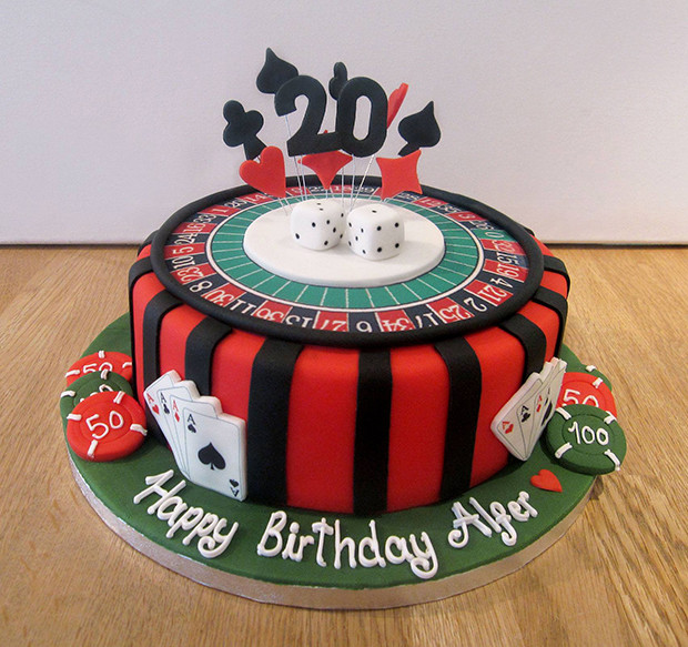 Casino Birthday Cakes
 Casino Birthday Cake The Cakery Leamington Spa