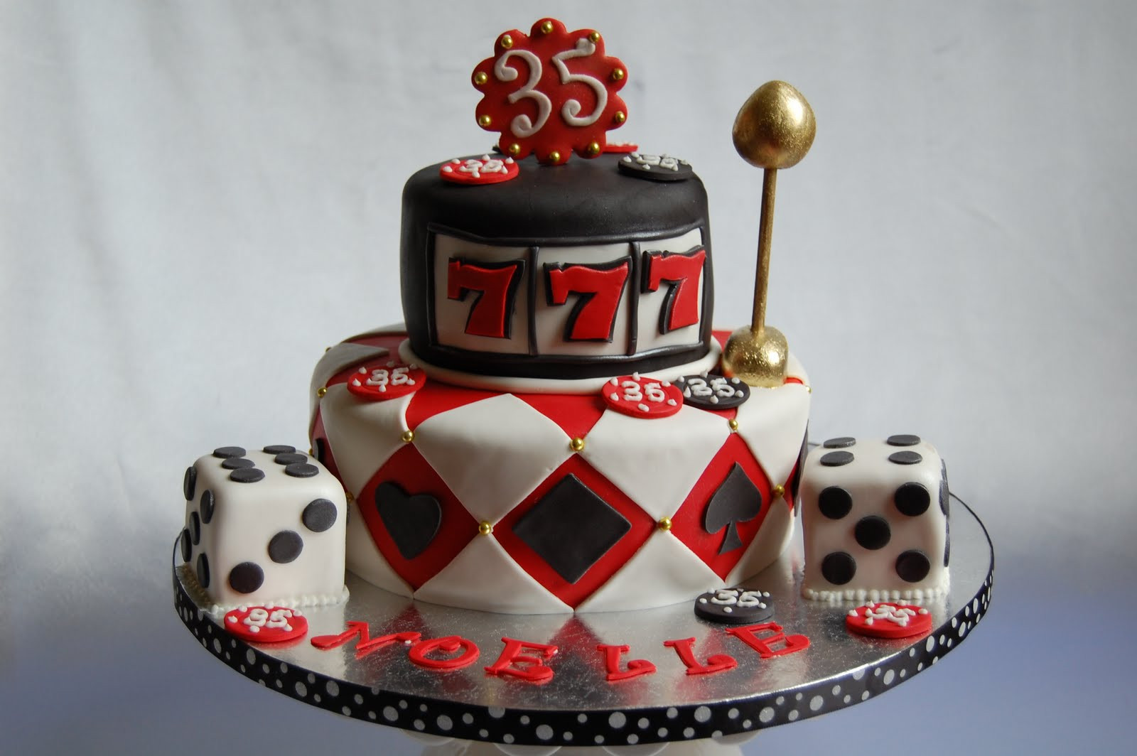 Casino Birthday Cakes
 CUSTOMISED CAKES BY JEN Casino Cake