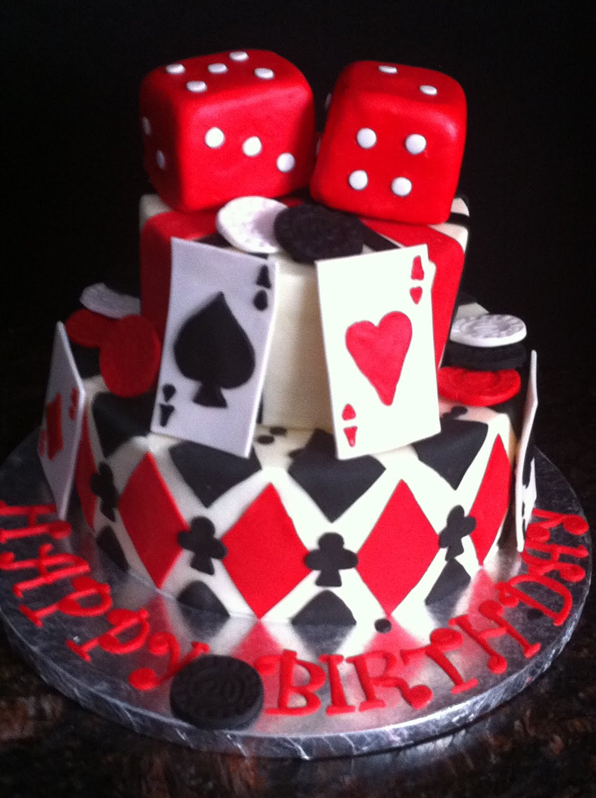 Casino Birthday Cakes
 Casino Cake My Sweet Zepol