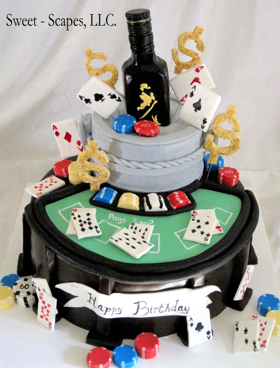 Casino Birthday Cakes
 Casino Cakes 30 Awesome Gambling Cakes To Die For