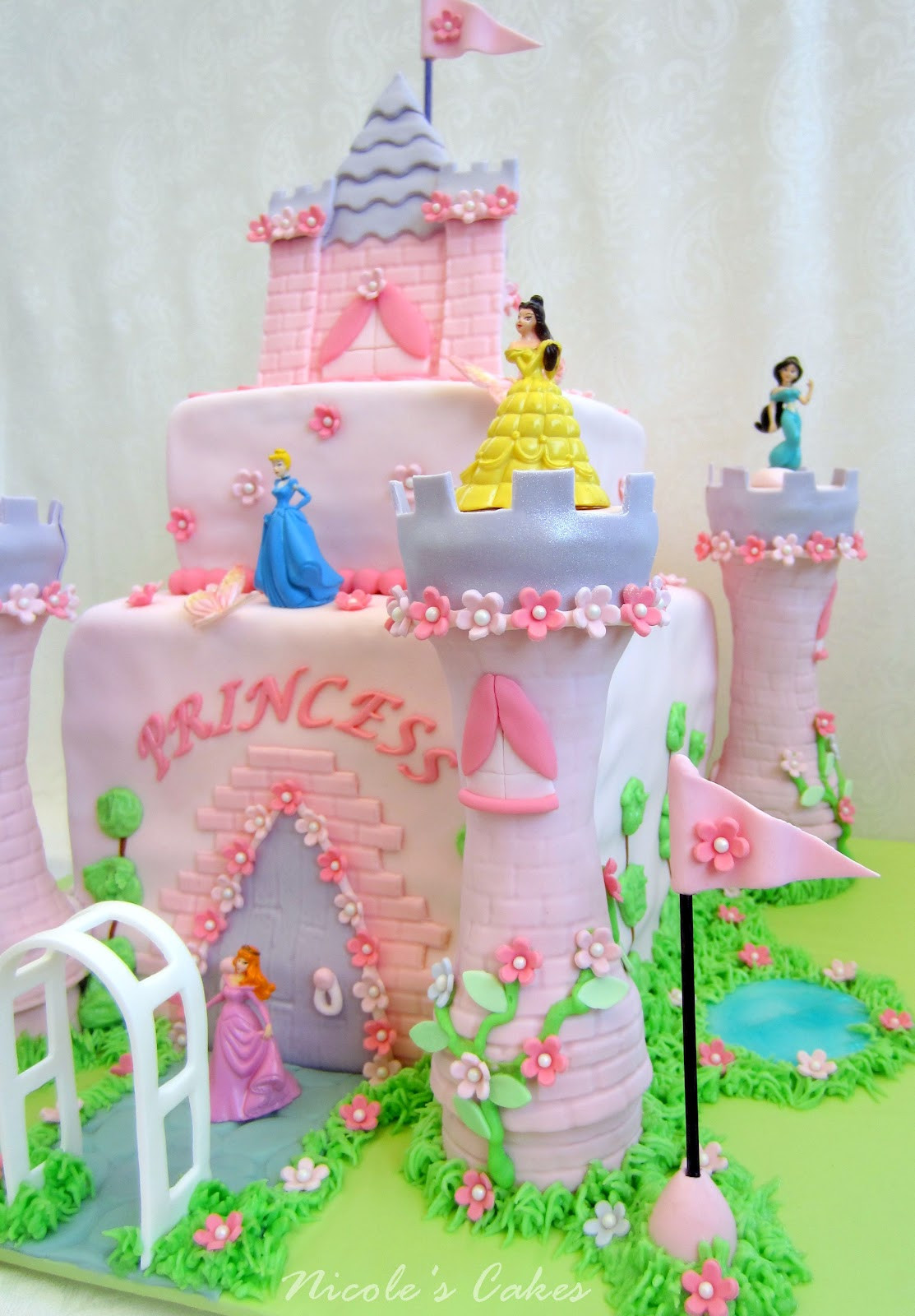 Castle Birthday Cake
 Confections Cakes & Creations Princess Castle Cake