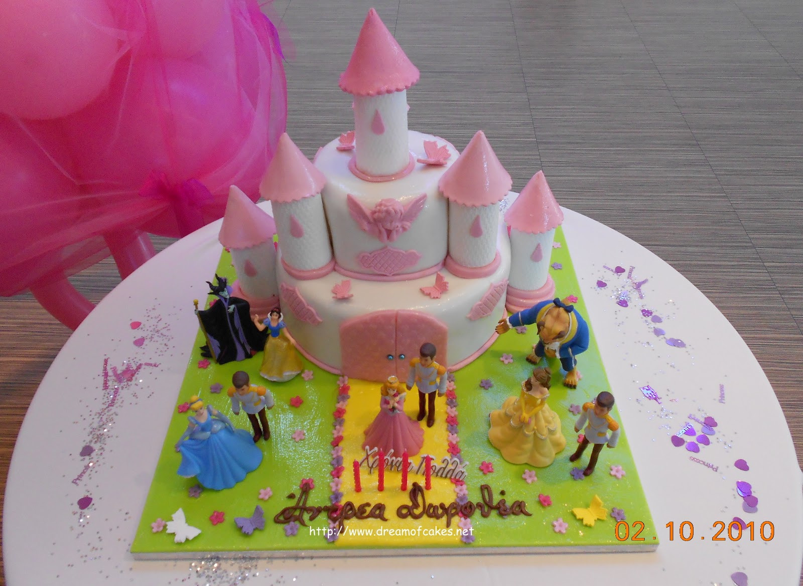 Castle Birthday Cake
 Dream of Cakes Princess Castle Birthday Cake