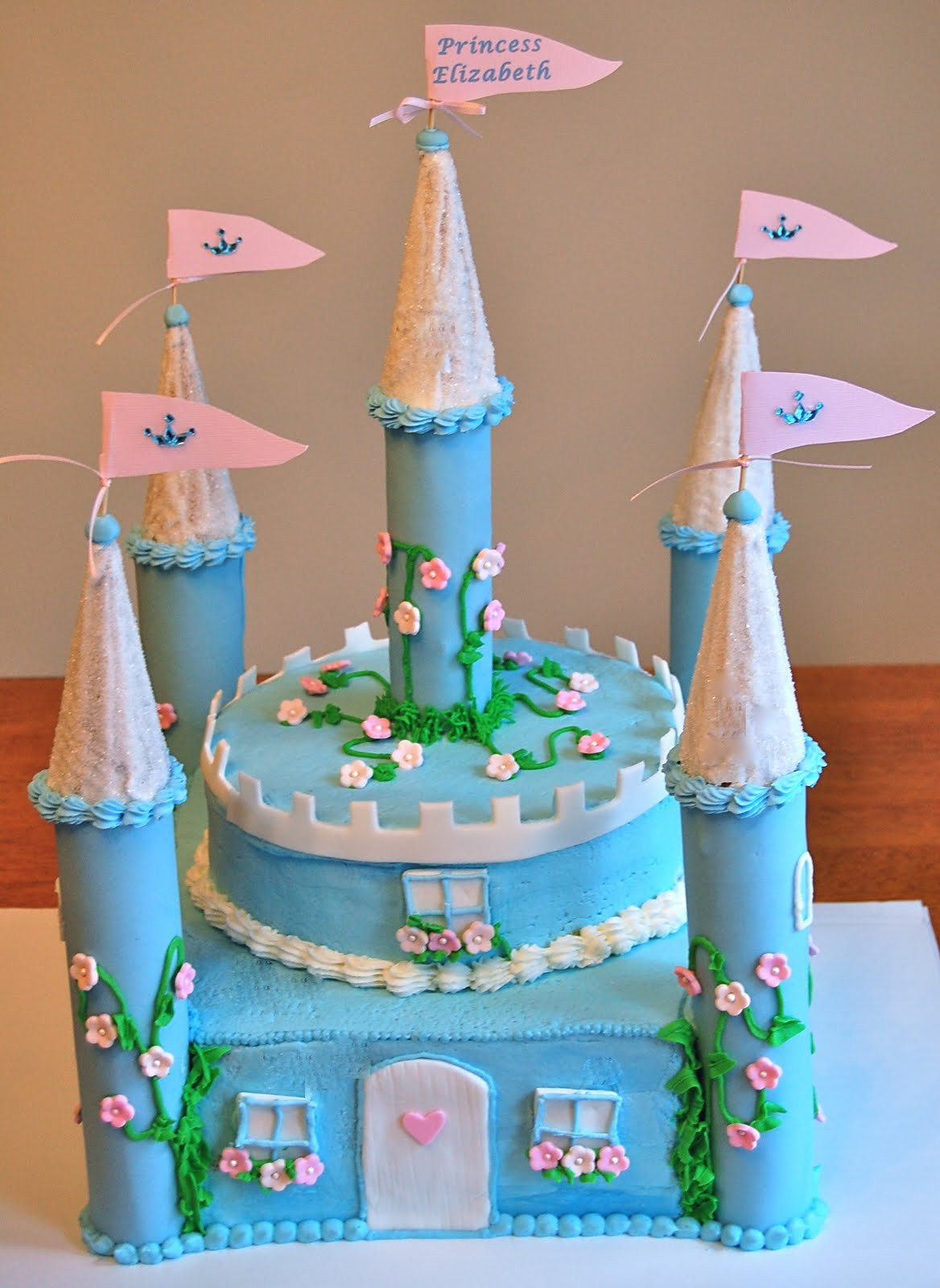 Castle Birthday Cake
 Chef Mommy Princess Castle Cake
