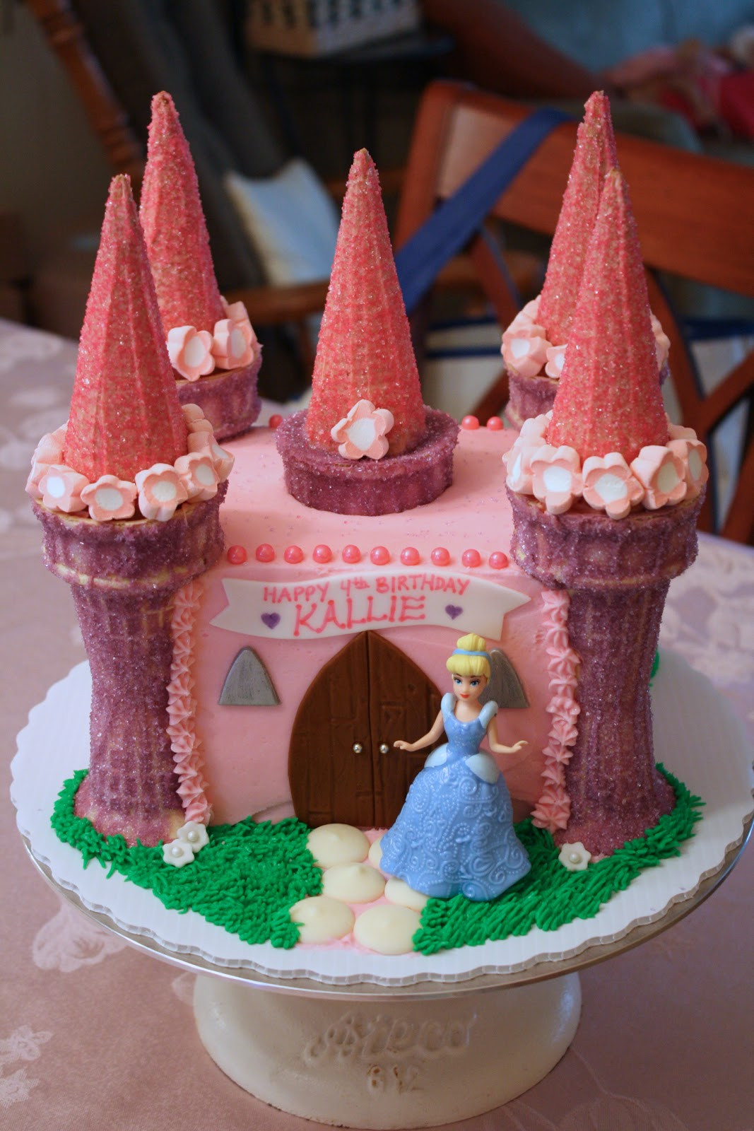 Castle Birthday Cake
 Dazzle Cakes Princess Castle Cake