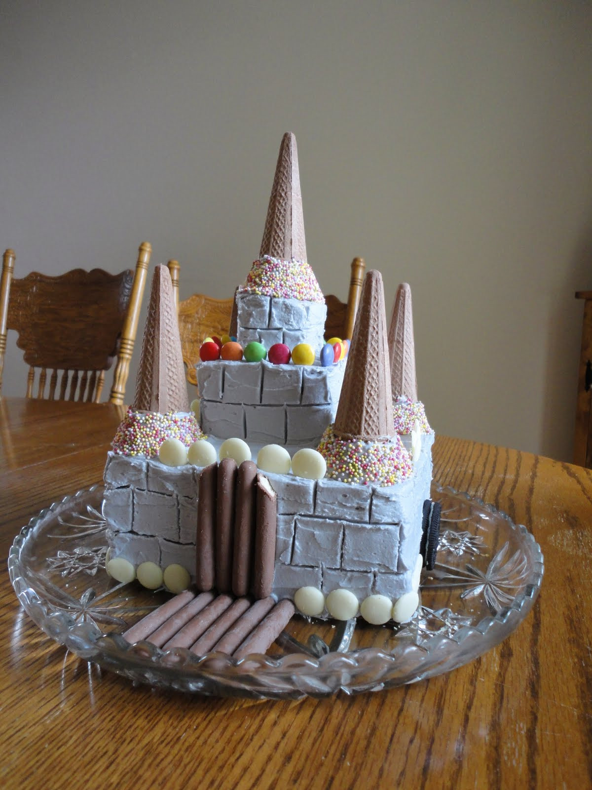 Castle Birthday Cake
 Recipes Princess Castle Cake