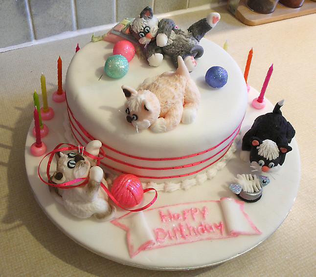 Cat Birthday Cakes
 Crazy Cat Lady Cakes – Janet Carr