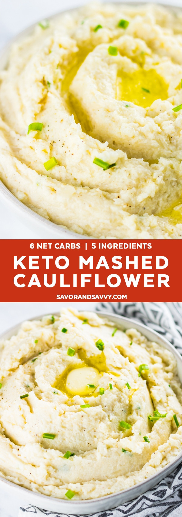 Cauliflower Mash Keto
 Keto Mashed Cauliflower Recipe
