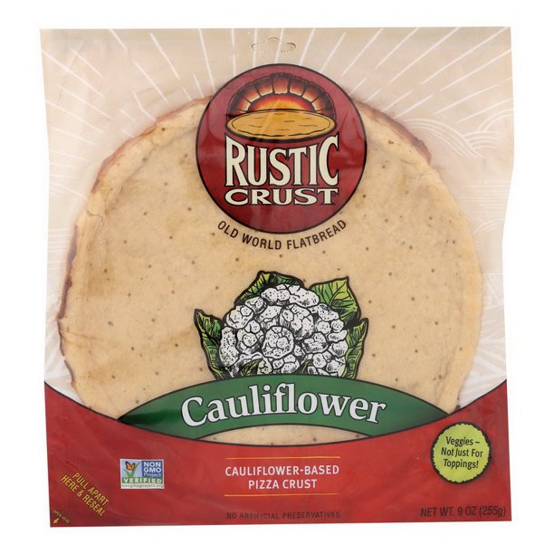 Cauliflower Pizza Crust Walmart
 Rustic Crust Pizza Crust Cauliflower 9 oz Walmart