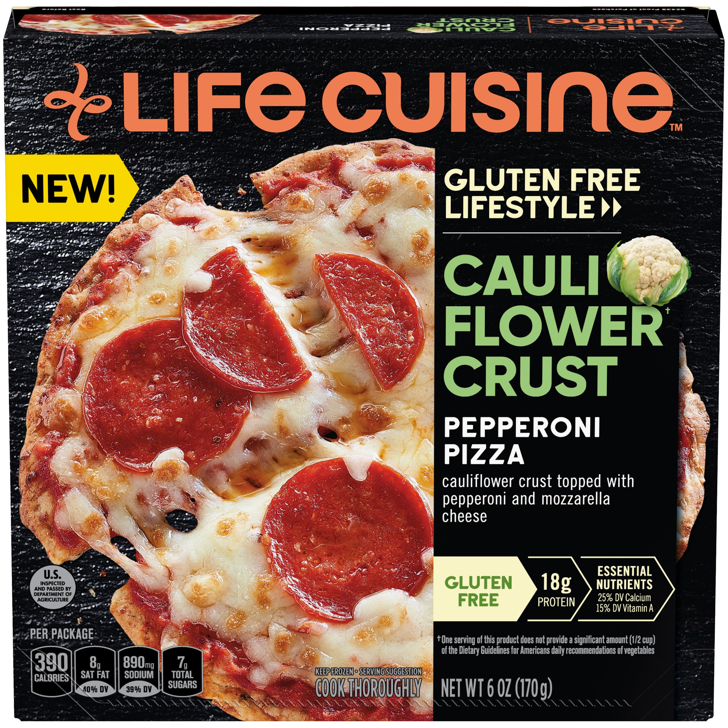 Cauliflower Pizza Crust Walmart
 LIFE CUISINE GLUTEN FREE LIFESTYLE Cauliflower Crust
