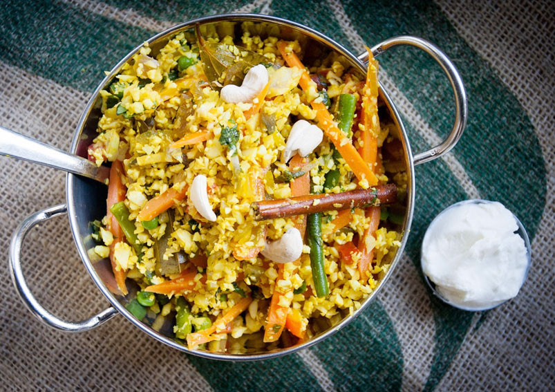 Cauliflower Rice Recipes Indian
 Indian Style Cauliflower Rice Recipe