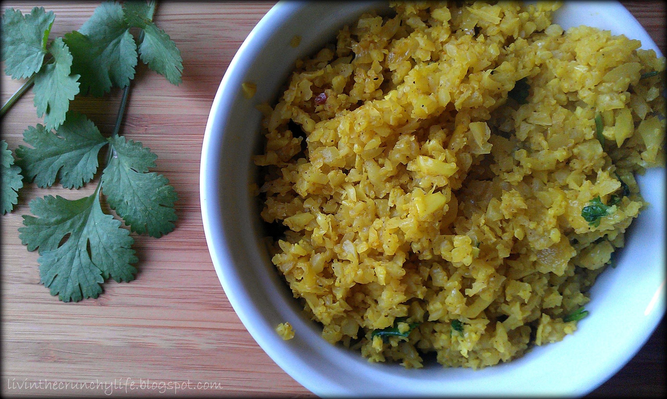 Cauliflower Rice Recipes Indian
 Flavours of India Cauliflower "Rice"