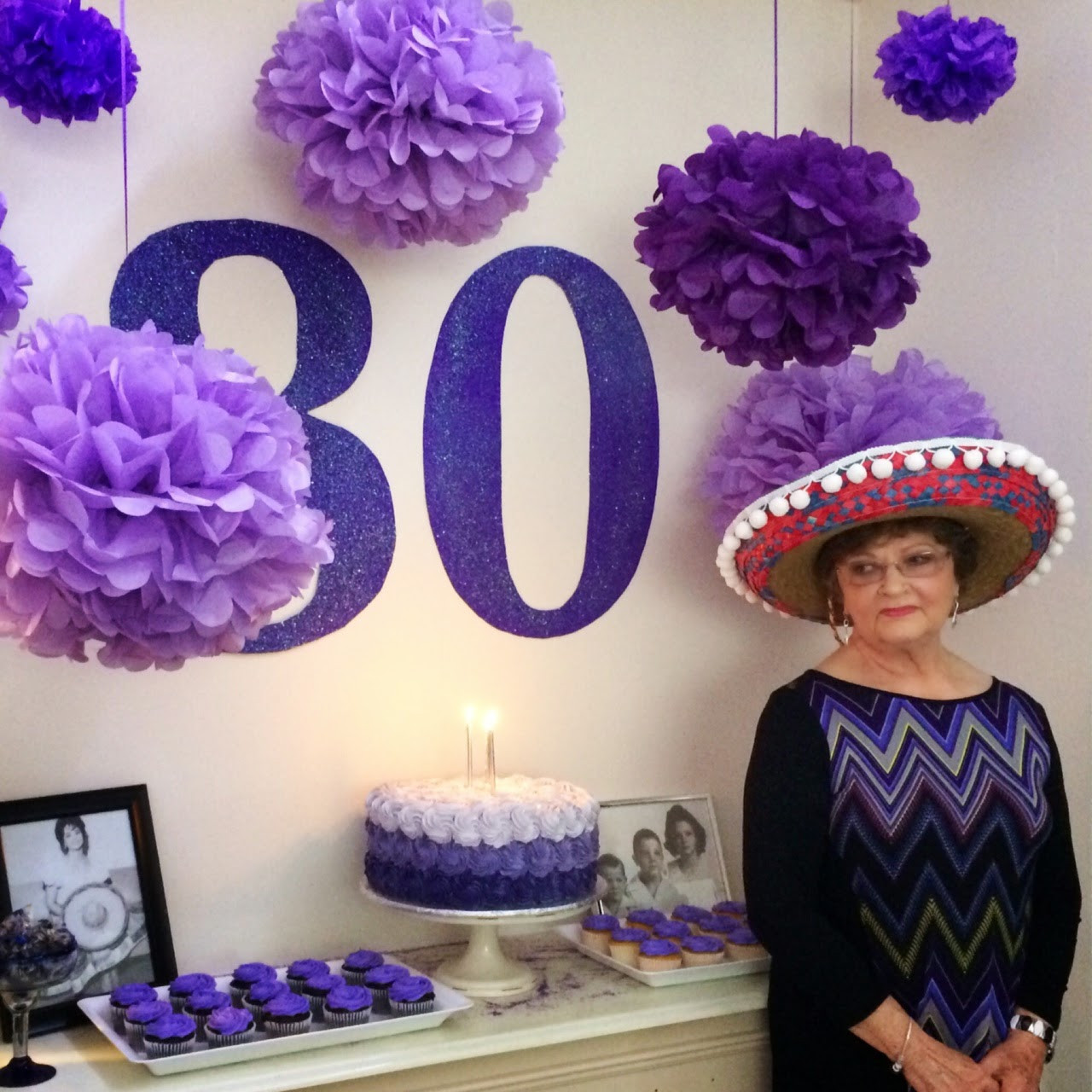 Centerpiece Ideas For 80Th Birthday Party
 Southern FIT 80th Birthday Party & Decor