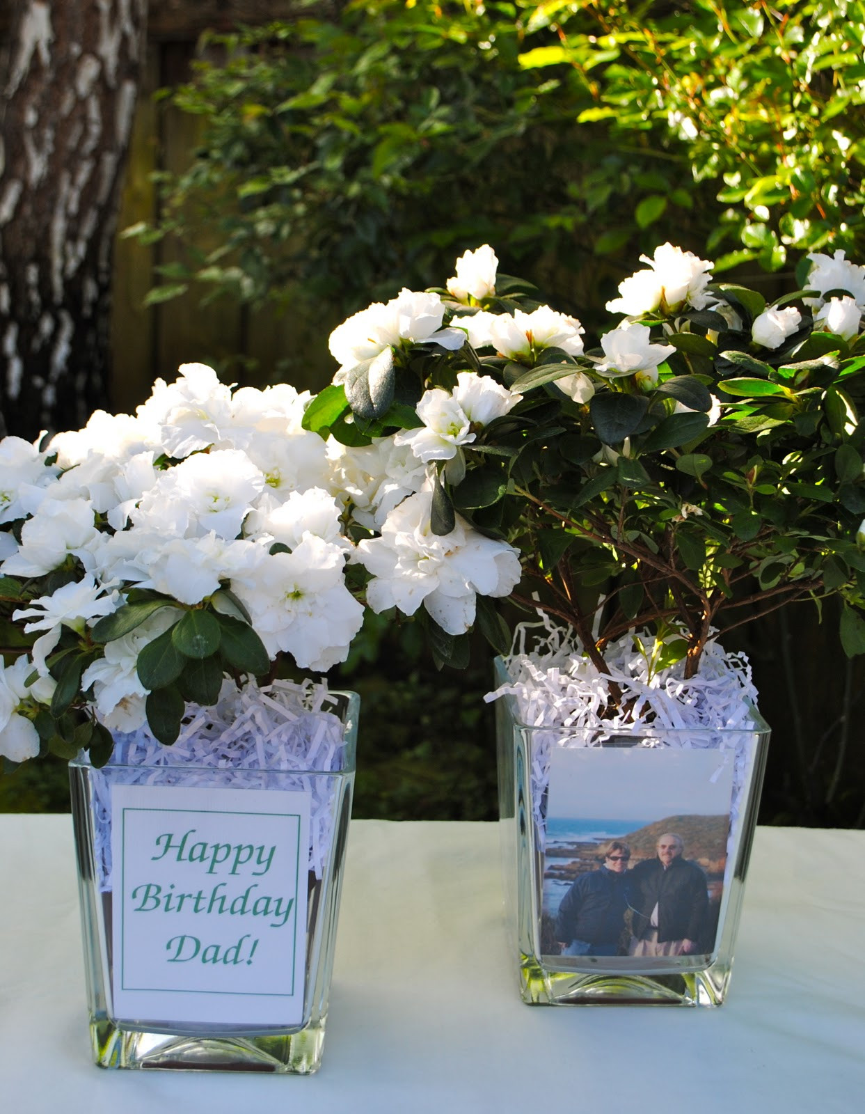 Centerpiece Ideas For 80Th Birthday Party
 Jac o lyn Murphy Sentimental Centerpieces Mr Curry s 80th