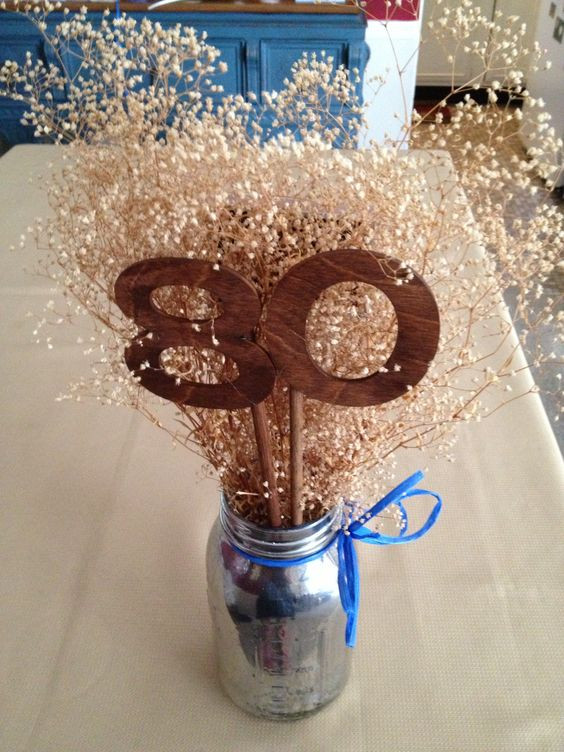 Centerpiece Ideas For 80Th Birthday Party
 18 80th Birthday Party Ideas To Have Fun Shelterness