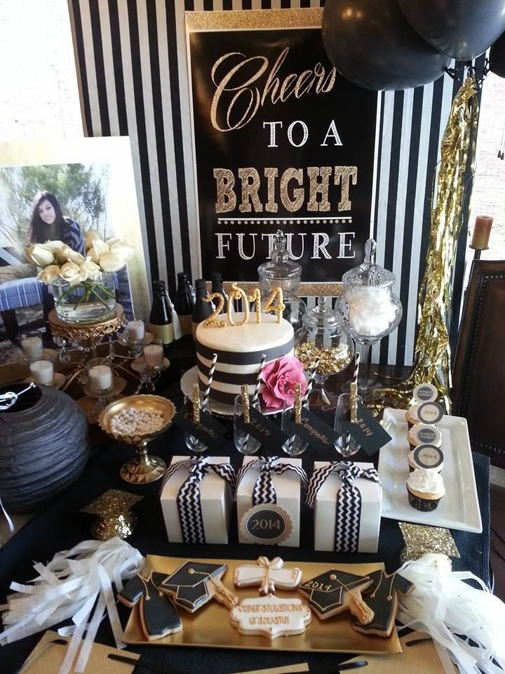 Centerpiece Ideas For College Graduation Party
 Graduation Party by Sincerely Style