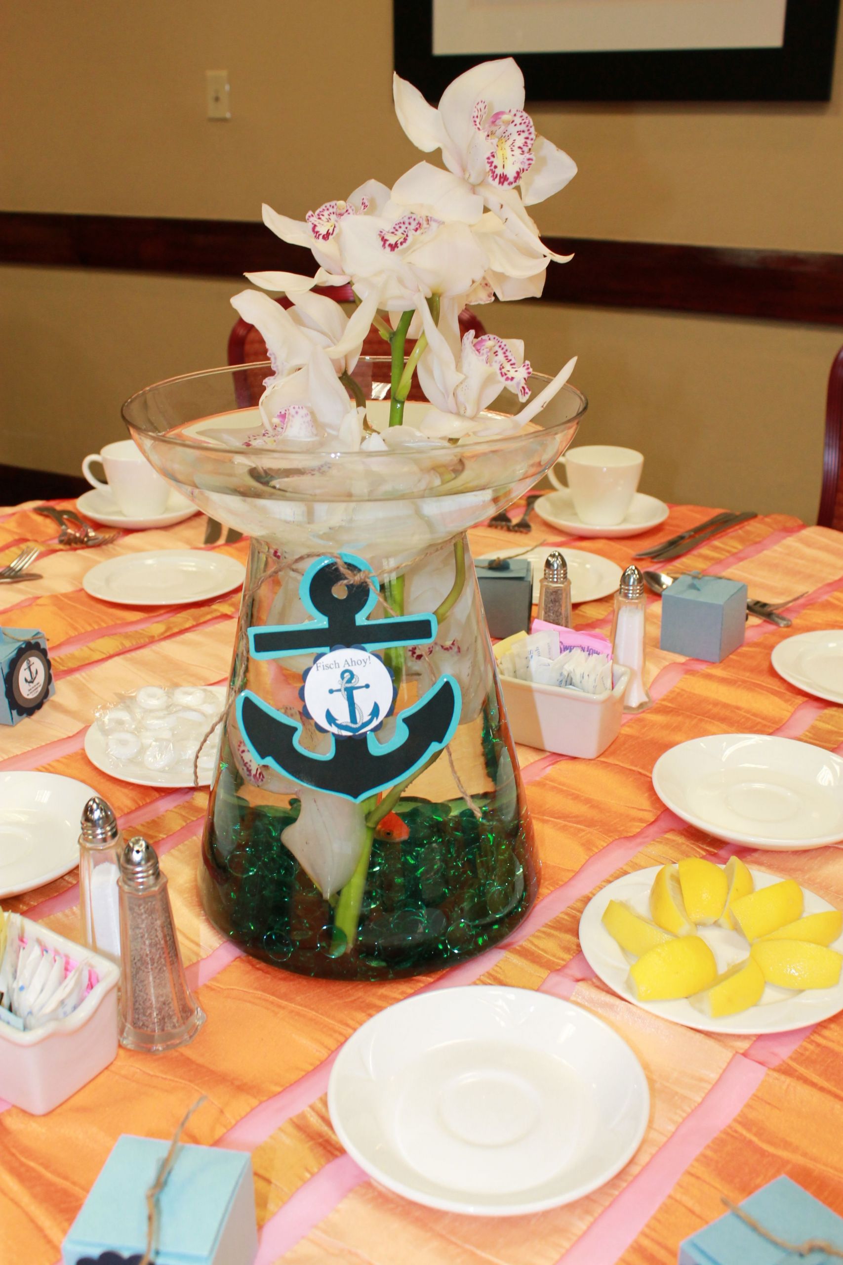 Centerpiece Ideas For Police Retirement Party
 retirement party centerpiece
