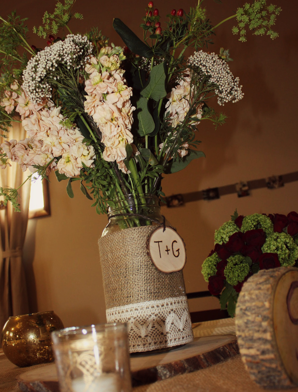 Centerpieces For Engagement Party Ideas
 Rustic Style Engagement Party Rustic Wedding Chic