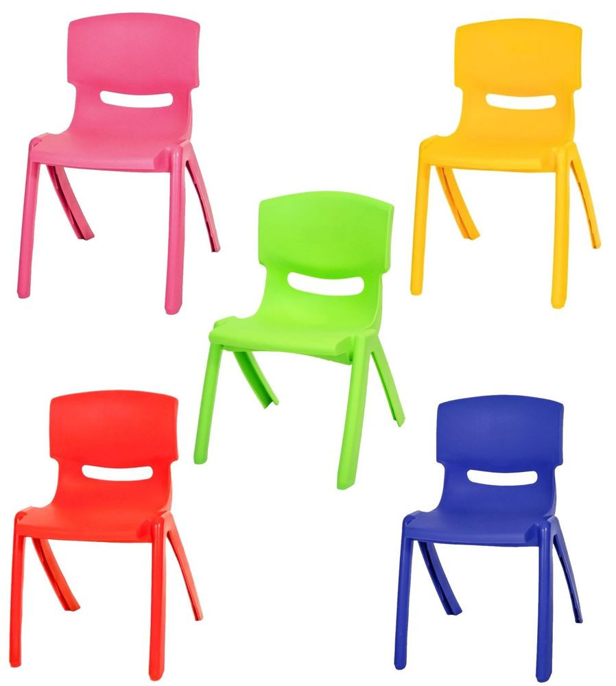 Chair For Kids
 Stackable Kids Children Plastic Chair Home Picnic Party Up