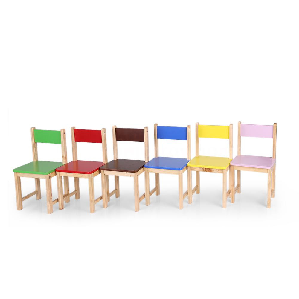 Chair For Kids
 iKayaa Wooden Kids Children Chair Stool Pine Wood Stools