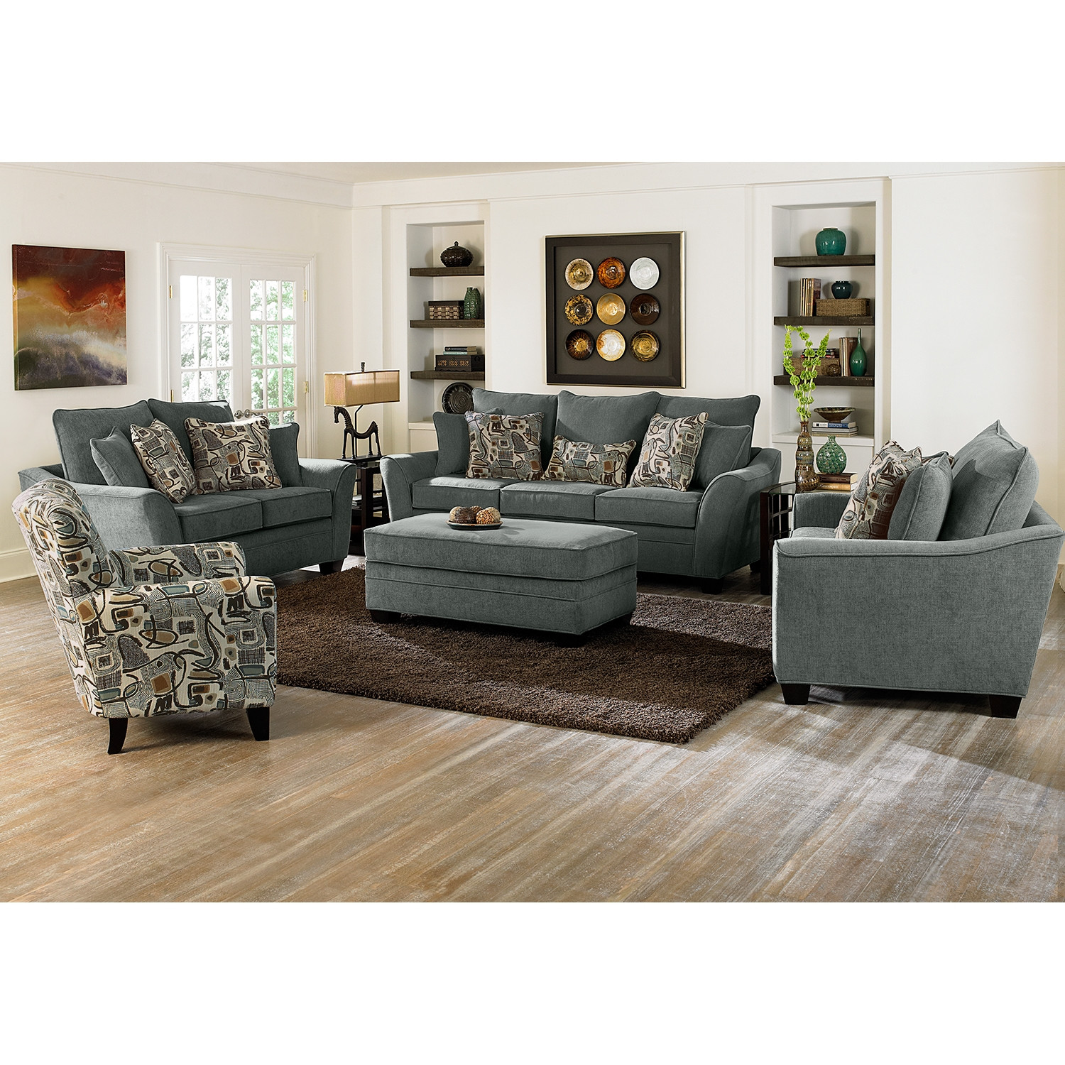 Chair For Living Room
 Perfect Chairs With Ottomans For Living Room – HomesFeed