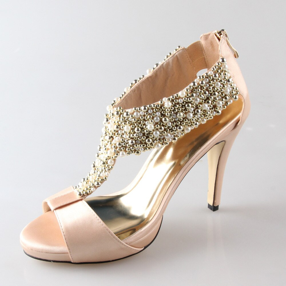 Champagne Color Wedding Shoes
 Popular Champagne Platform Heels Buy Cheap Champagne