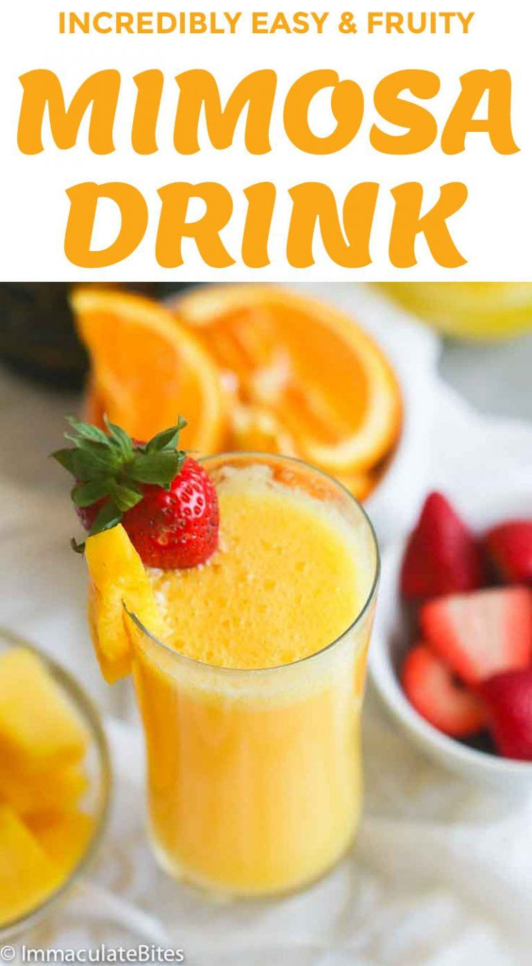 Champagne Drinks For Brunch
 Mimosa Drink Recipe