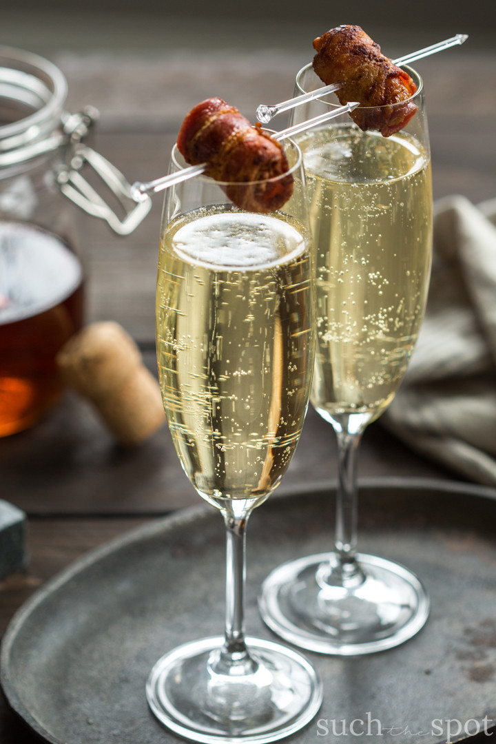 Champagne Drinks For Brunch
 This Bacon Washed Bourbon Champagne Cocktail recipe makes
