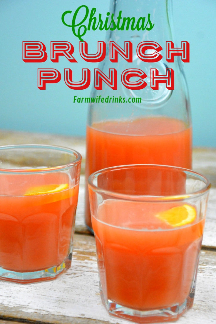 Champagne Drinks For Brunch
 Champagne Brunch Punch Christmas Punch The Farmwife Drinks