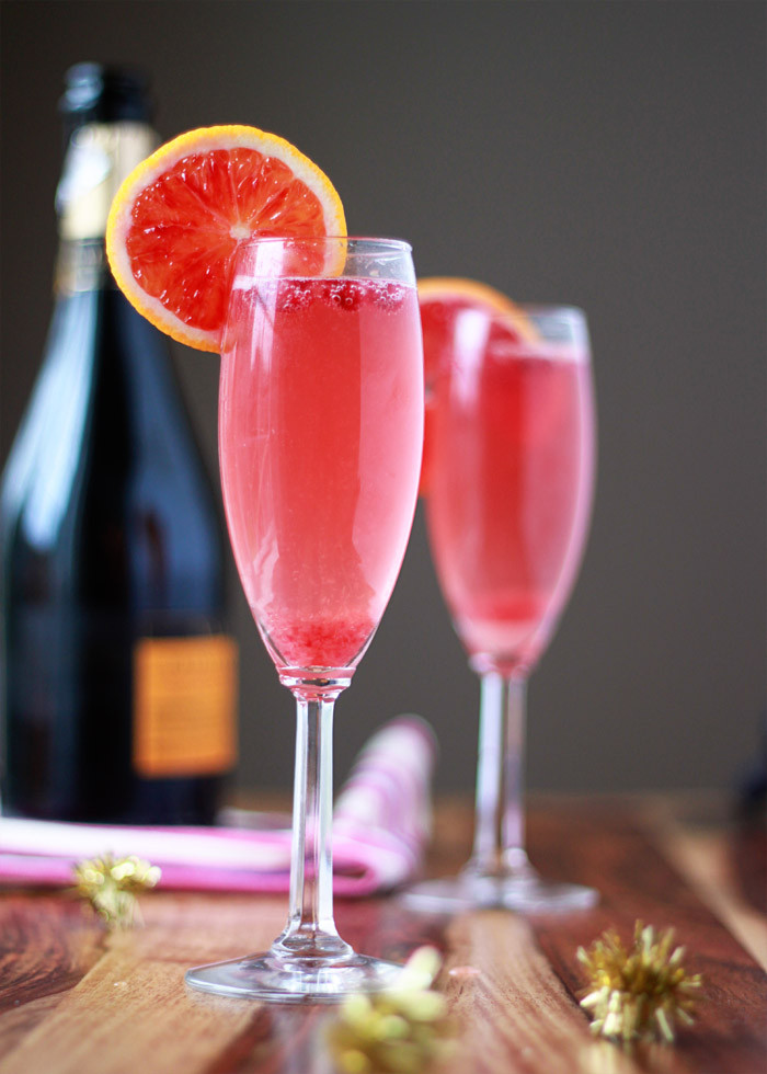 Champagne Drinks Recipe
 Blood Orange & Pomegranate Champagne Cocktails Kitchen