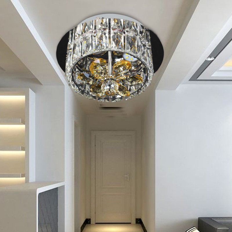 Chandelier For Small Living Room
 Simple LED European Crystal Chandelier Lamp living room