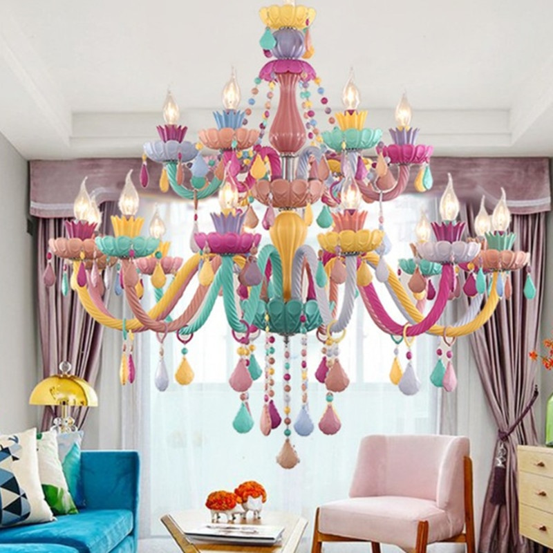 Chandeliers For Kids Room
 Multi color chandelier for Children room Bedroom Nursery