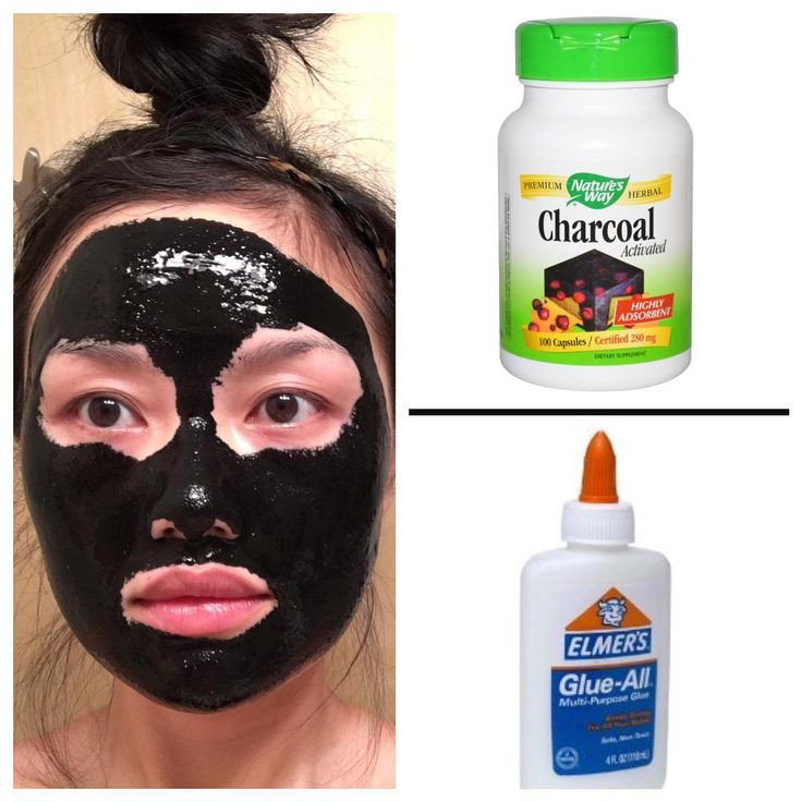 Charcoal And Glue Mask DIY
 DIY Charcoal Mask Open 4 5 capsules and use a brush to