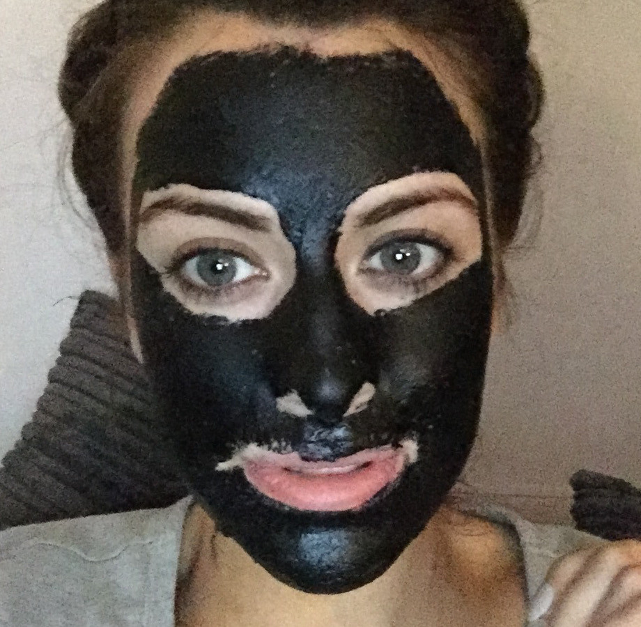 Charcoal And Glue Mask DIY
 Charcoal and GLUE face mask The results Eleise