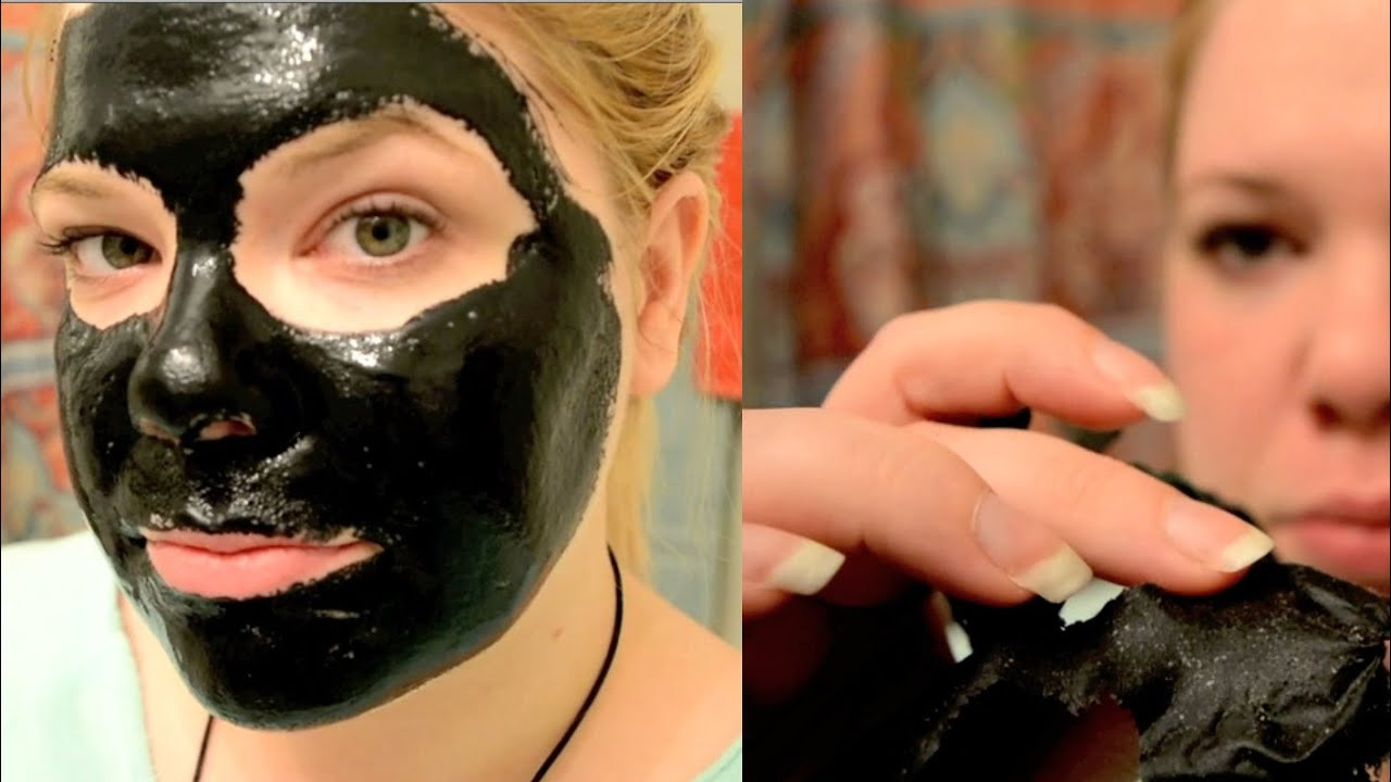 Charcoal And Glue Mask DIY
 DIY Blackhead Removal Mask Charcoal and Glue OUCH