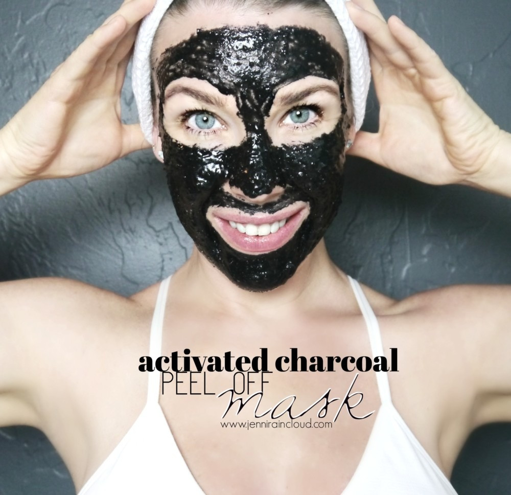 Charcoal Mask Peel DIY
 Peel f Activated Charcoal Mask Jenni Raincloud