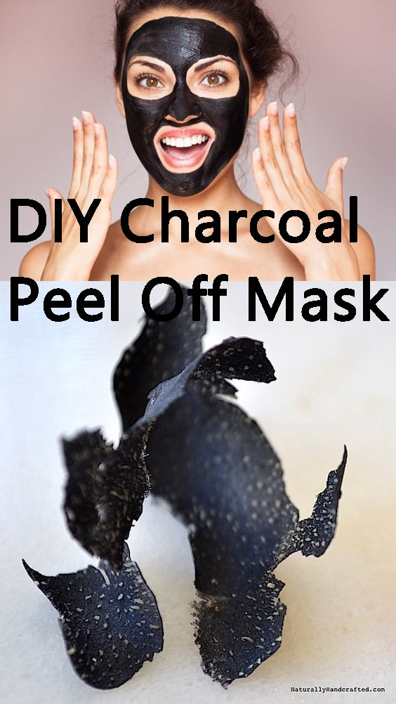 Charcoal Mask Peel DIY
 Tips For Her DIY Charcoal Peel f Mask